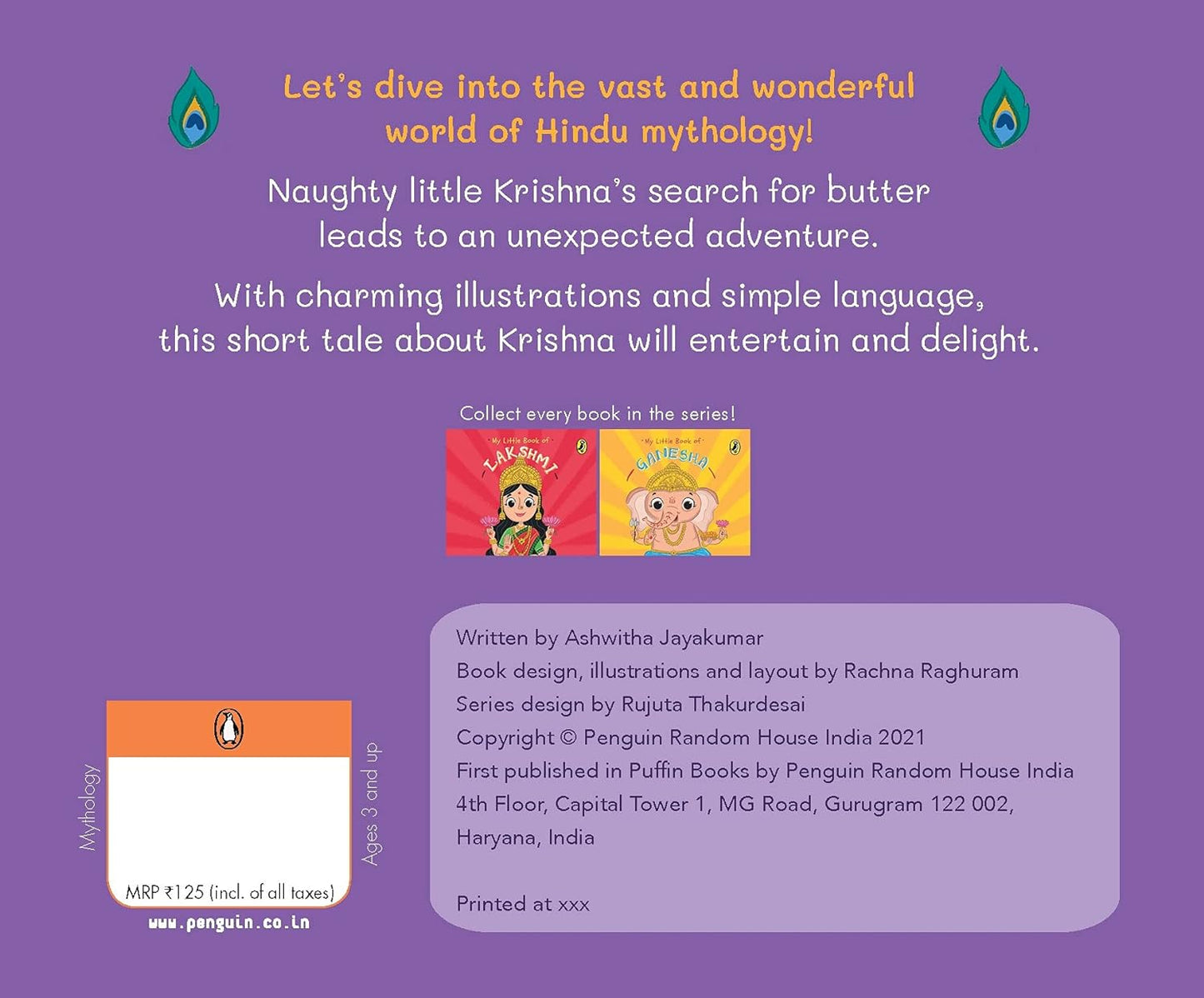 My Little Book of Krishna: Illustrated Board Book