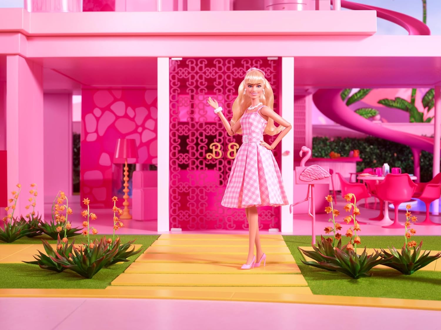 Barbie™ The Movie Doll in Pink and White Gingham Dress