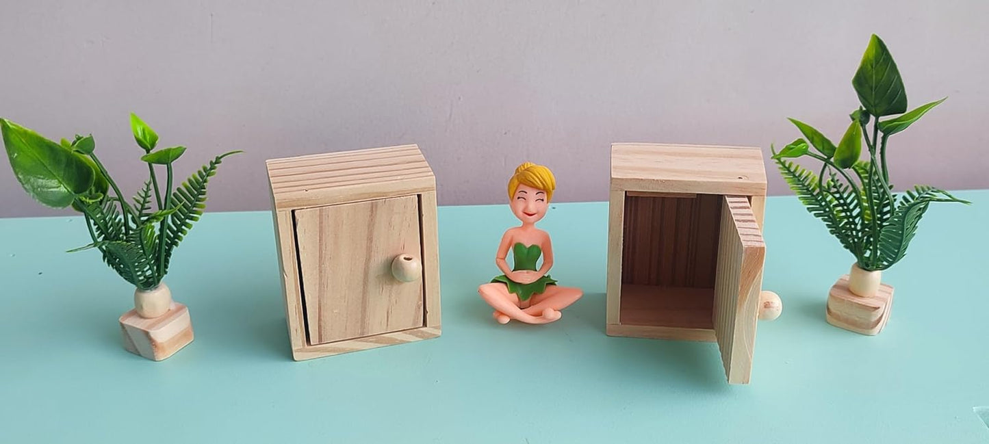 Timeless Wooden Dollhouse Furniture Set - Extended Kitchen