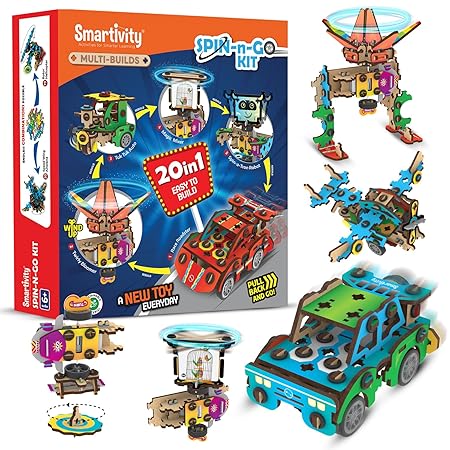 Smartivity 20 In Toys Kit For Kids Age 6-14 Years Old I Pullback