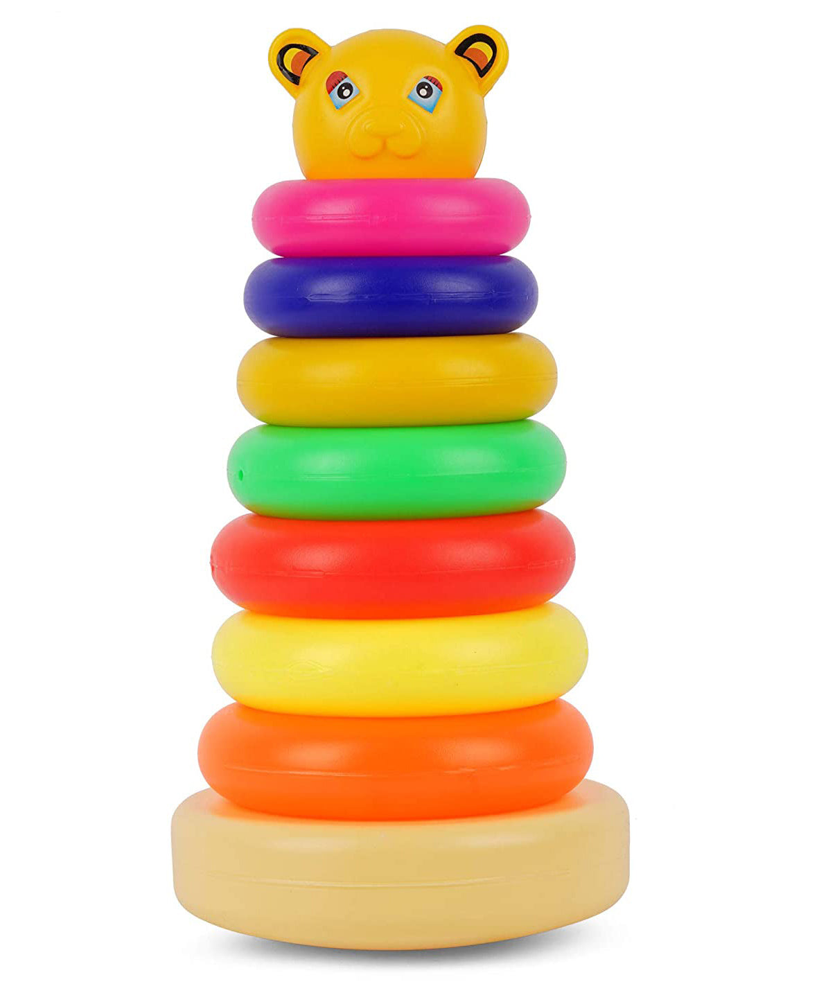 Vinmot Educational Teddy Stacking Rings - 7-Piece Tower Set