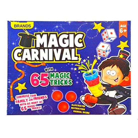 Magic Carnival with 65 Magic Tricks , Multicolor,Age Group - 6 years+, ‎29 x 6 x 23 cm.