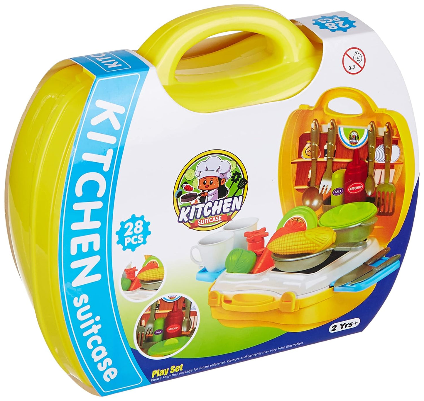Jam & Honey Plastic Suitcase - Kitchen Set for Kids