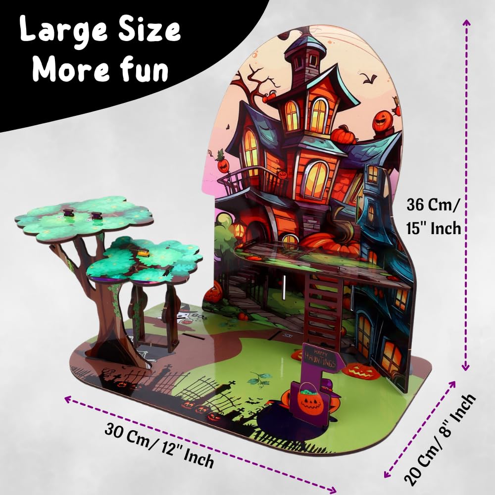 Enchanted 3-in-1 Wooden Fantasy House for Kids
