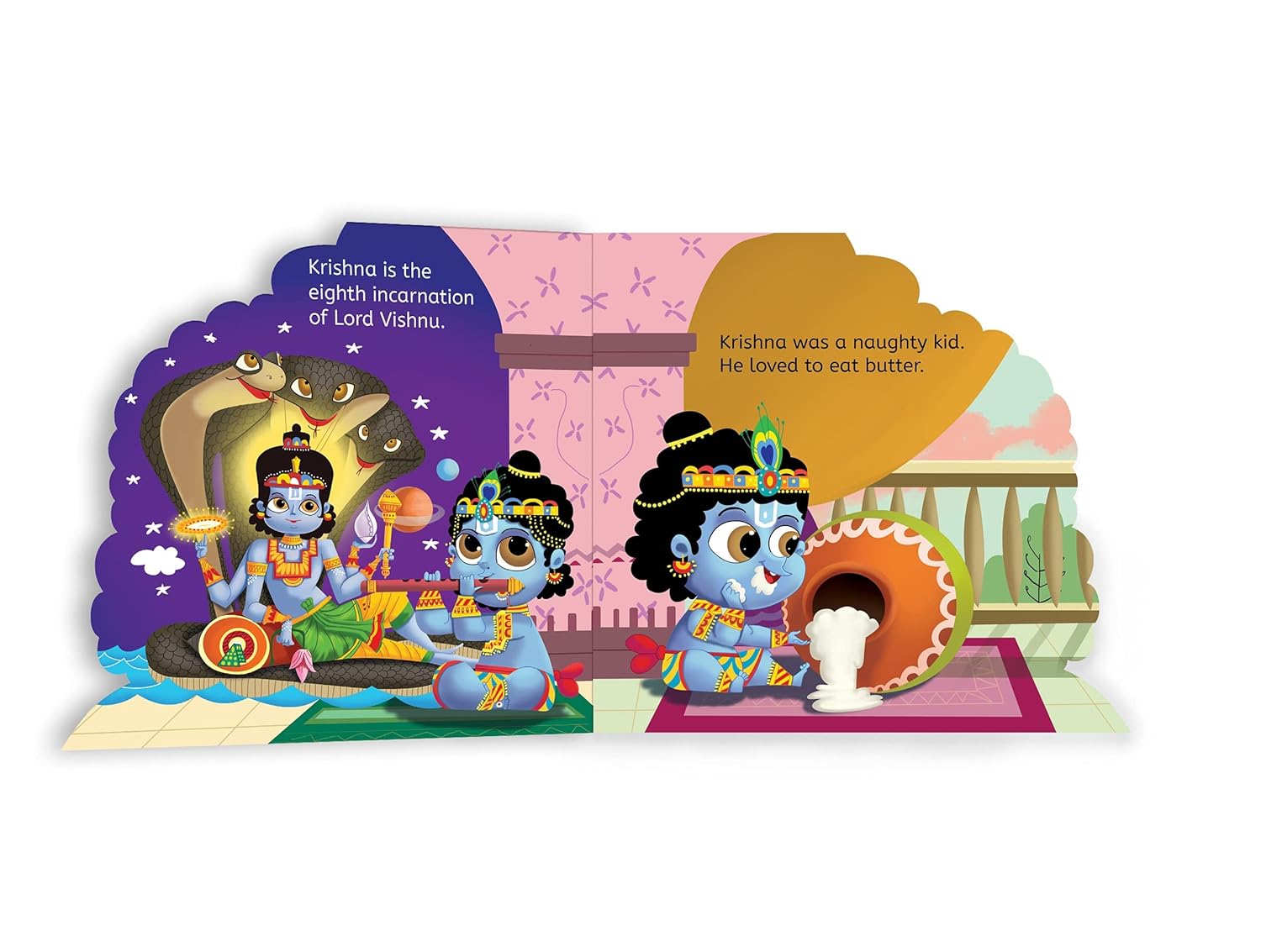 My First Shaped Board Book: Illustrated Lord Krishna