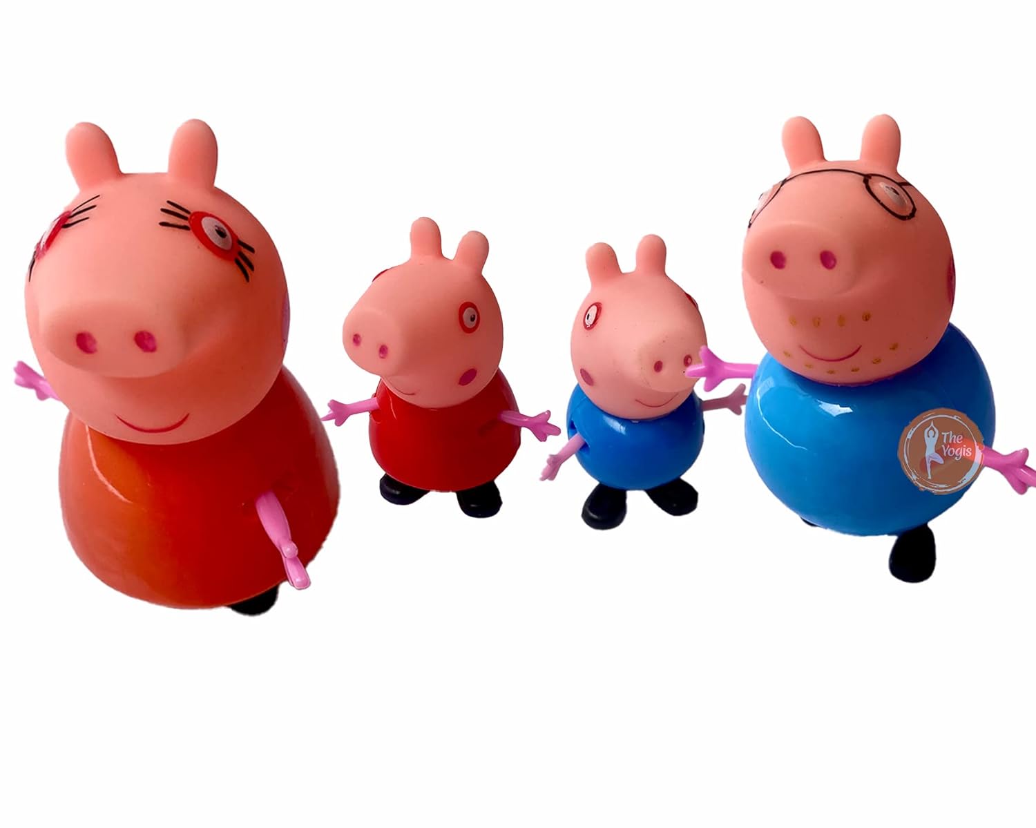 The Yogis Peppa Pig Family Set of 4