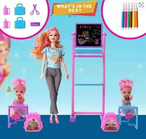 Barbie Classroom Playset with Teacher and Student Dolls