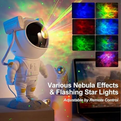 Toy Imagine Transform Your Space with The Astronaut Galaxy Projector: Remote-Controlled Celestial Ambiance at Your Fingertips