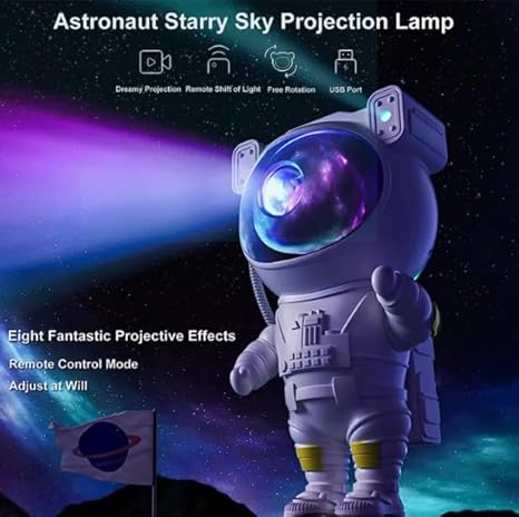 Toy Imagine Transform Your Space with The Astronaut Galaxy Projector: Remote-Controlled Celestial Ambiance at Your Fingertips