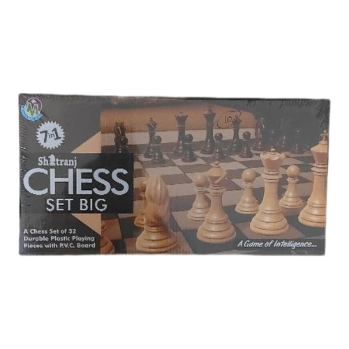 Shatranj 7 in 1 Chess Set Big