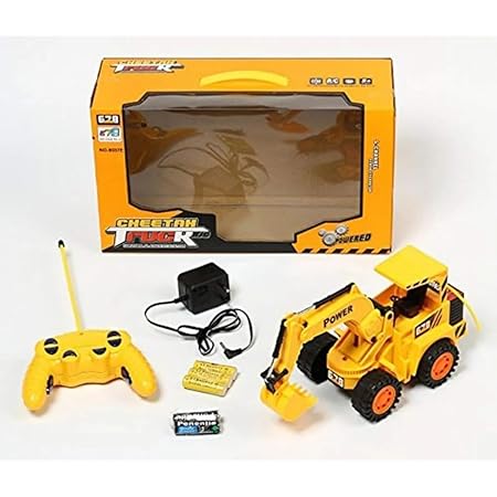 Cheetah Plastic Yellow Cheetah Construction Toy Remote Control Car Toys for Kids Boys L29 cm x H15 cm x W12 cm approx.