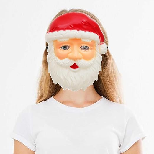 anta Claus Face Mask | Santa Claus Decoration | Merry Christmas Party Ornaments Props