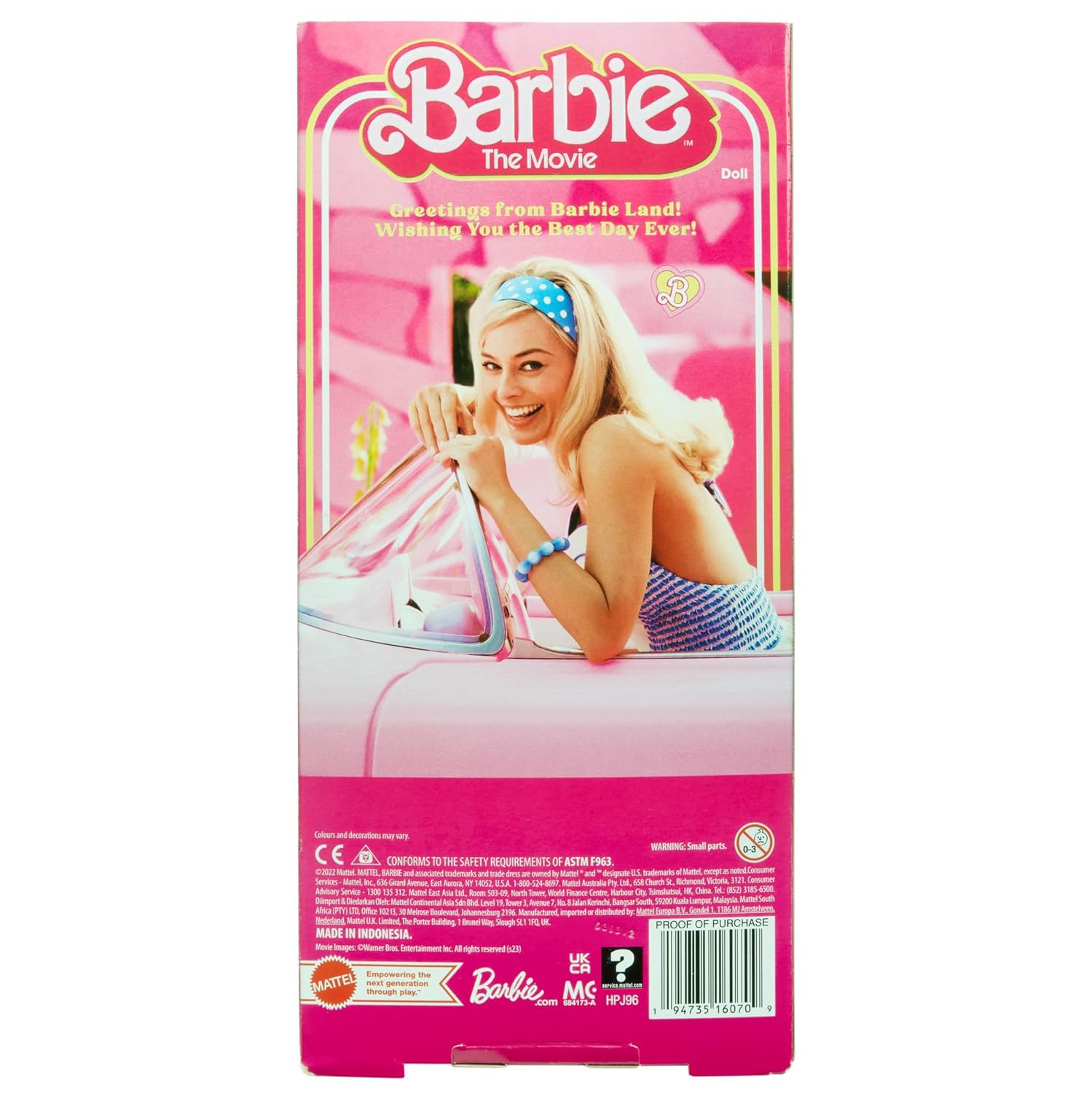 Barbie™ The Movie Doll in Pink and White Gingham Dress