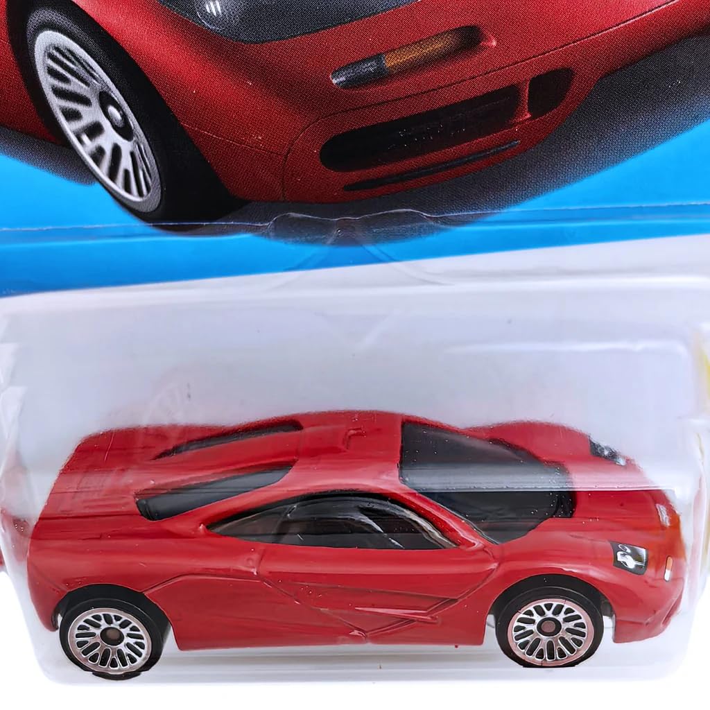 HOT WHEELS McLAREN F1 CAR DIE CAST CAR(Red), HW: THE'90S MATTEL, 3-YEAR AND ABOVE