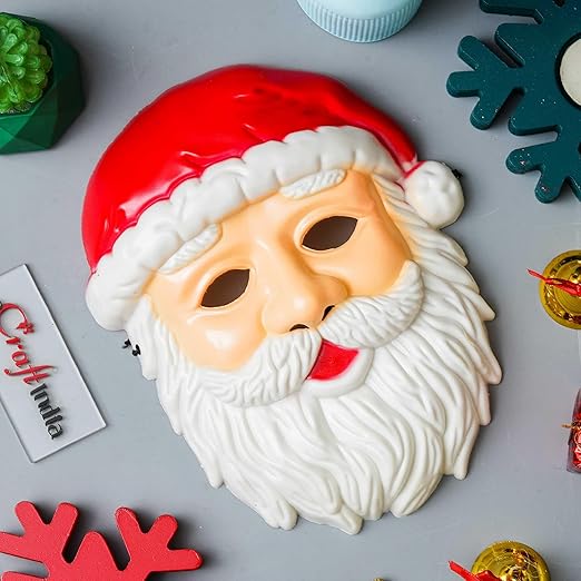 anta Claus Face Mask | Santa Claus Decoration | Merry Christmas Party Ornaments Props