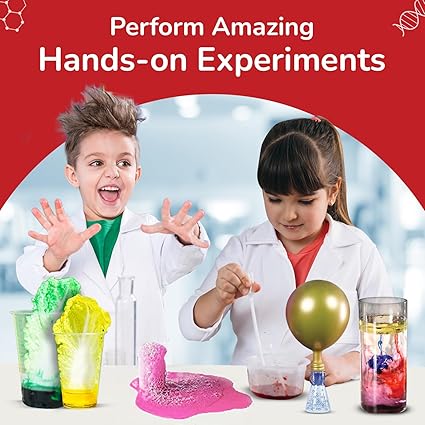 Smartivity My First Science Kit for Kids 6-12 Years I 50+ Amazing Science Experiments | Christmas, Birthday Gift for Boys & Girls | STEM Educational Toy for Kids 6,7,8,9,10,11,12 Years Old