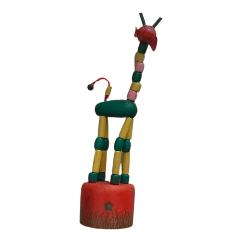 Wooden press go giraffe