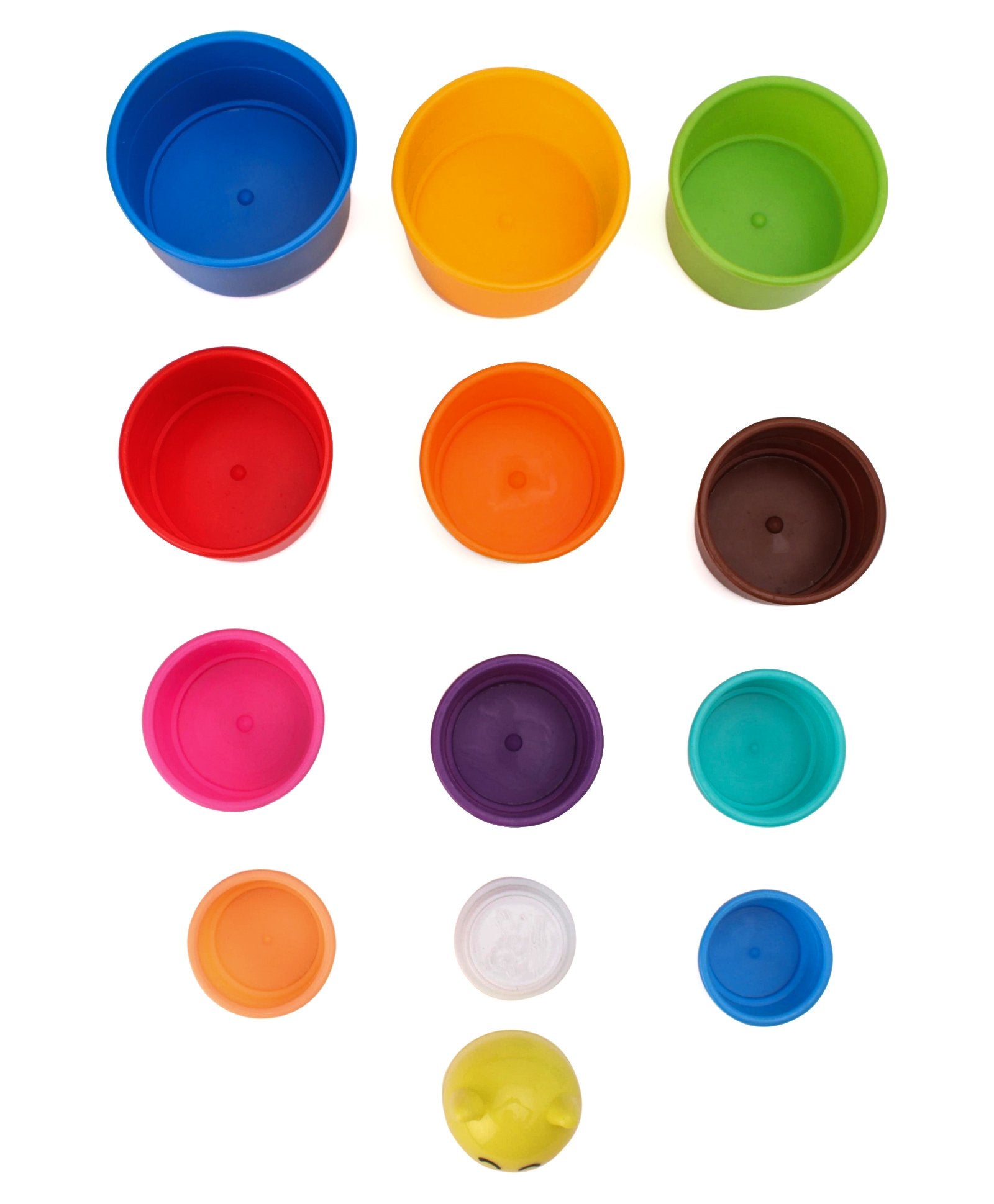 Petals Fair Stacking Cup Set - 13 Pieces (Colors May Vary)