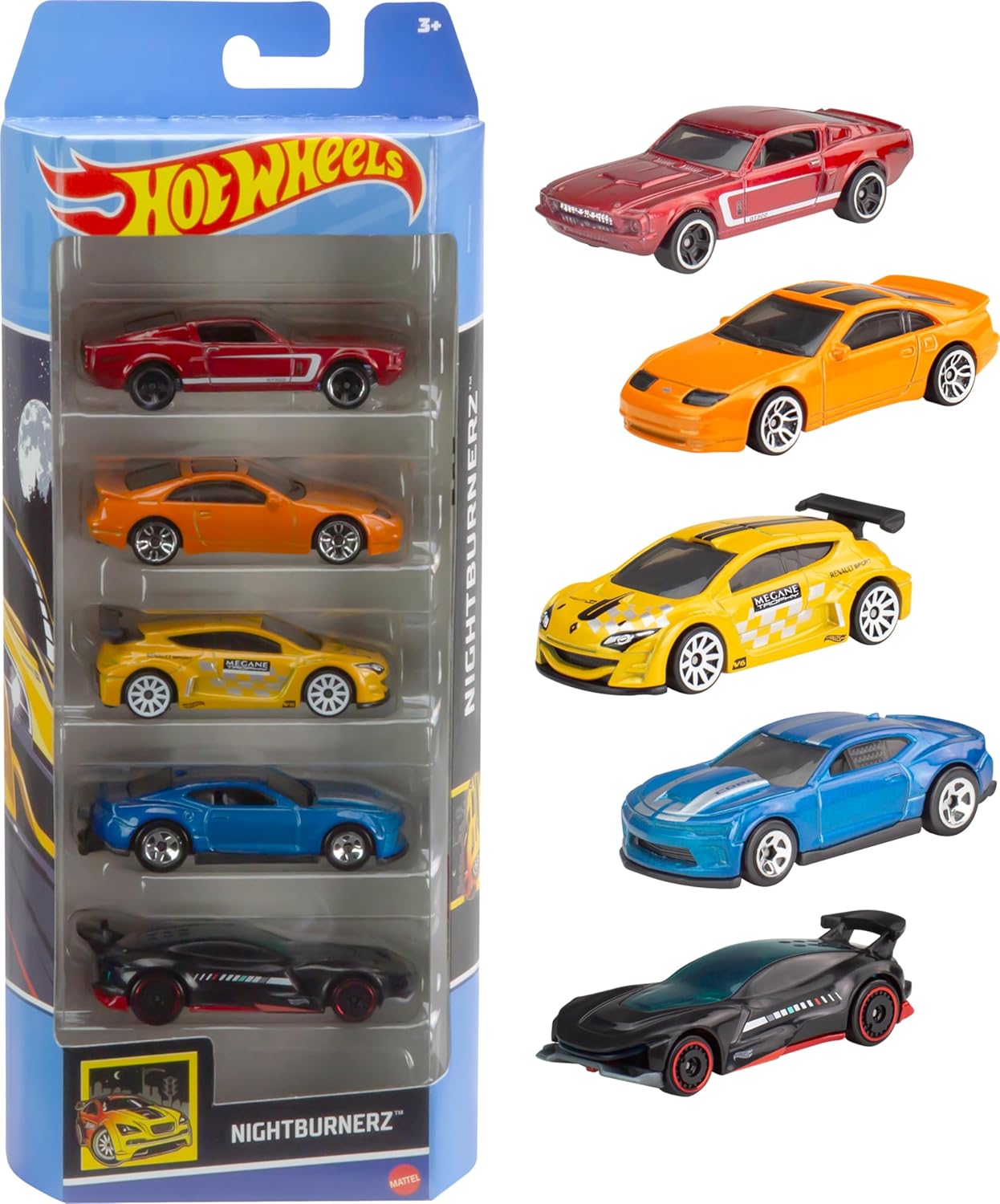 Hot Wheels 5 Car Gift Pack, Metal Cars (Styles May Vary)