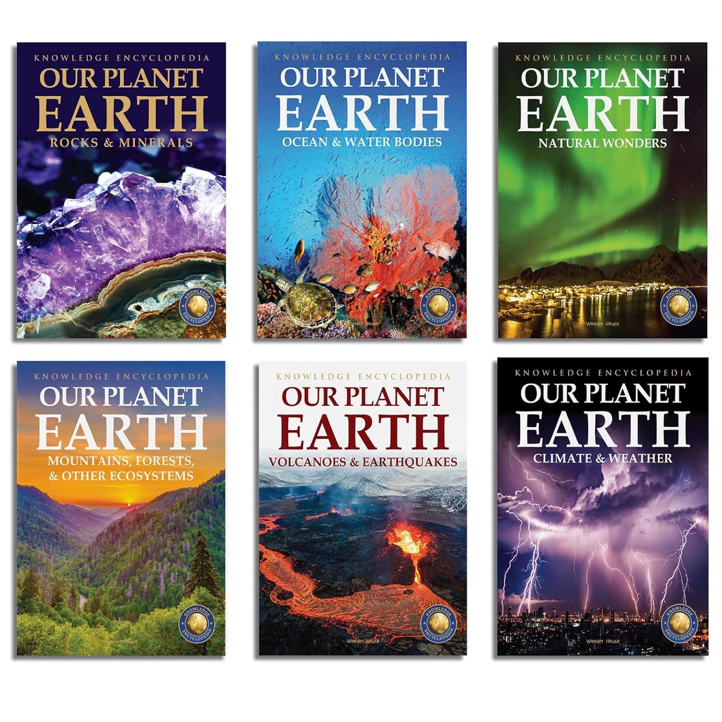 Knowledge Encyclopedia For Children - Our Planet Earth: Collection of 6 Books (Box Set)