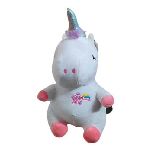 Liquortees Rainbow Wings Unicorn Soft toy Stuffed Animal - 15*32 cm | 279g  (White)