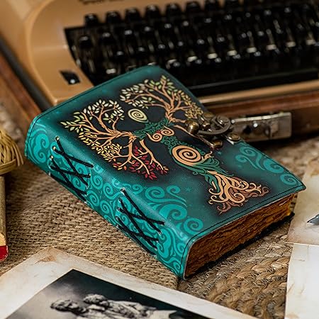 Leather Journal plain diary,200 pages