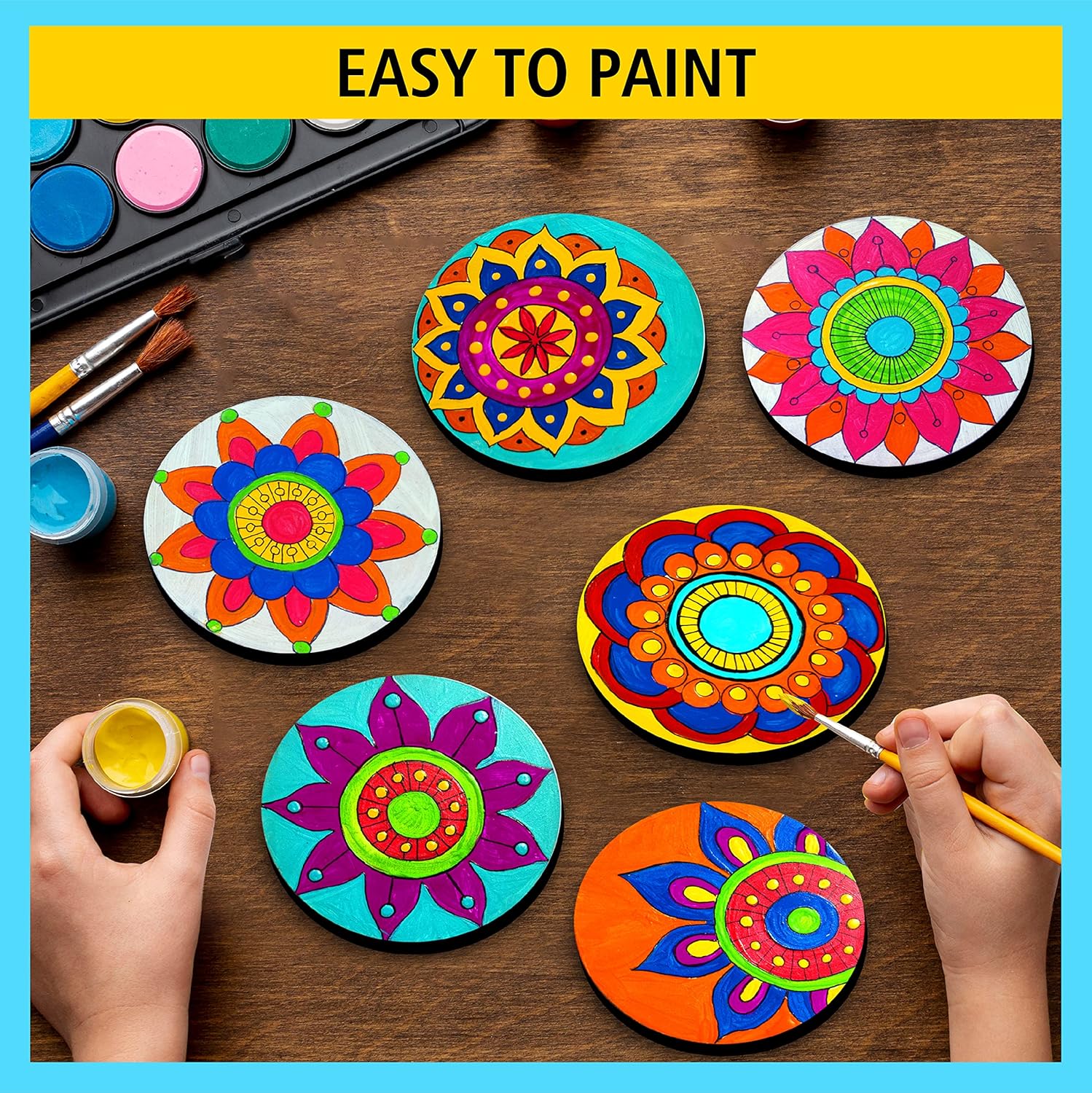 Swagstation Mandala Art Kit - Craft Materials for Mandala Painting