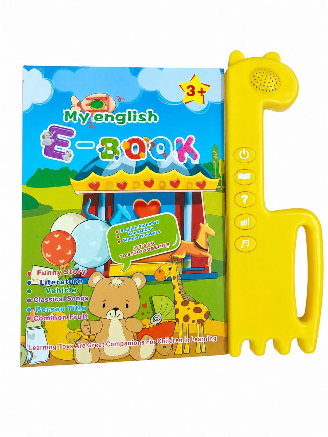 Interactive Kids Talking English Learning E-Book with Sound Pen – Educational Book for Kids 3+