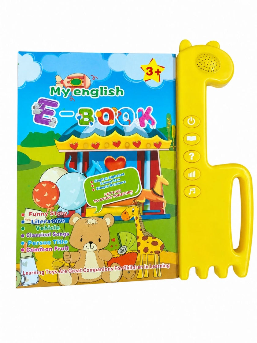 Interactive Kids Talking English Learning E-Book with Sound Pen – Educational Book for Kids 3+
