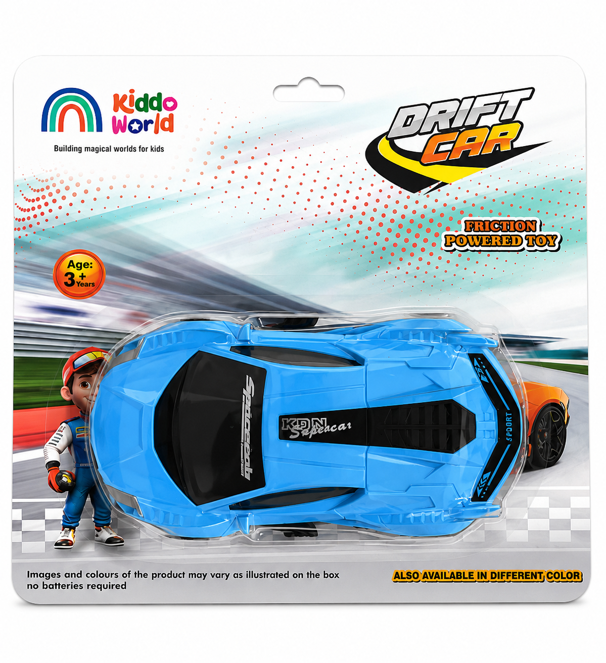 Kids Friction-Powered Drift Car Toy – Racing Sports Car for Boys & Girls 3+