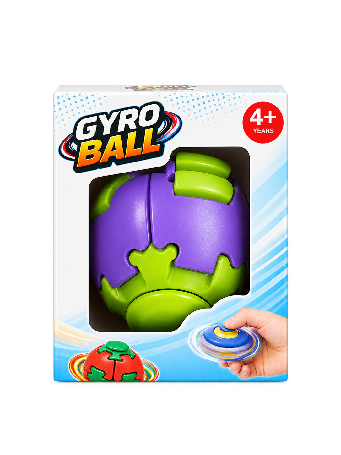 Gyro Ball – Press, Spin & Relax Toy