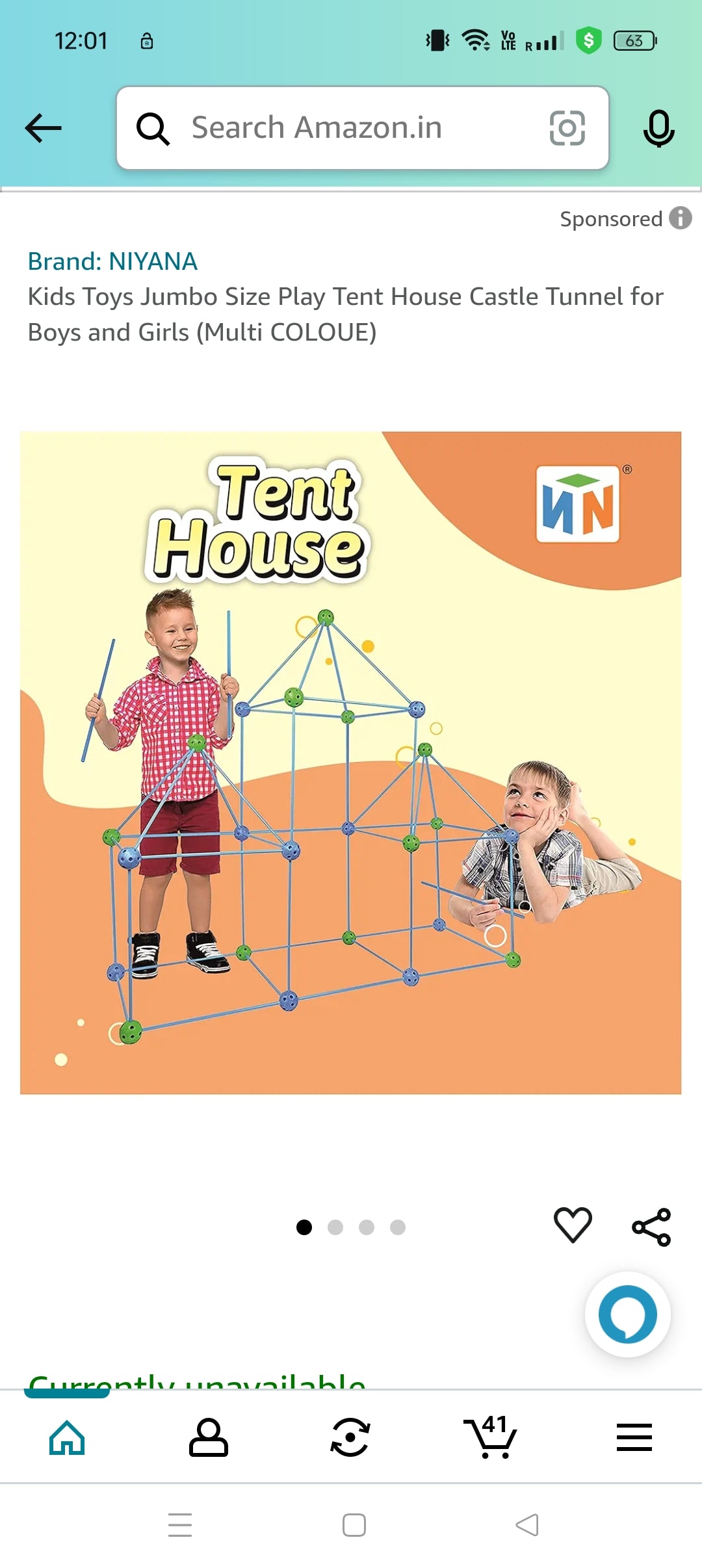 Planet of Toys Fort Building Kit 86 Pieces Construction STEM Toys, Builder with Sticks and Balls for Castle Building, DIY Building Play Tent, Tunnel Indoor & Outdoor Playhouse Educational Toy