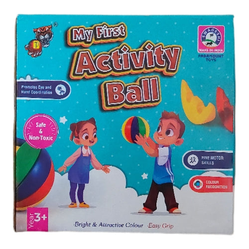 Activity Ball, Learning Activity Toy, Multicolour, 12 Months & Above, Infant And Preschool Toys