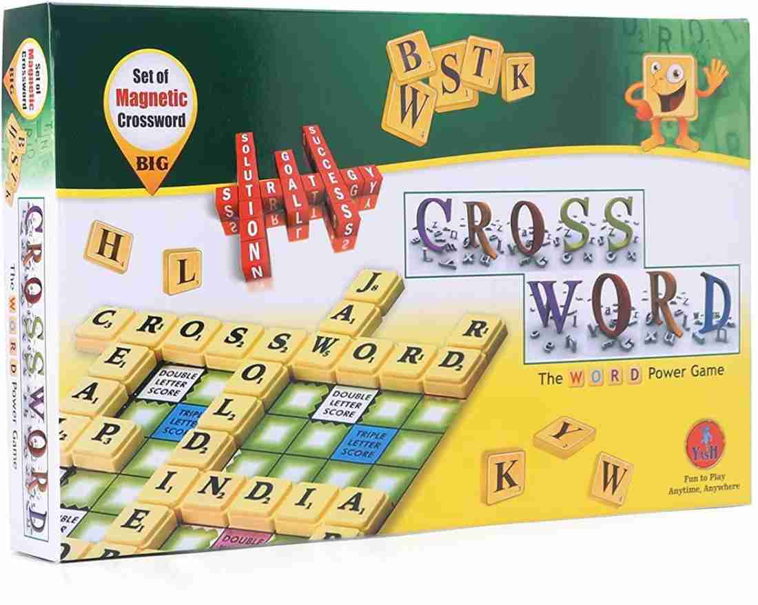 Olympia Games And Toys Magnetic Crossword The Word Power Game for 5+ Age Kids