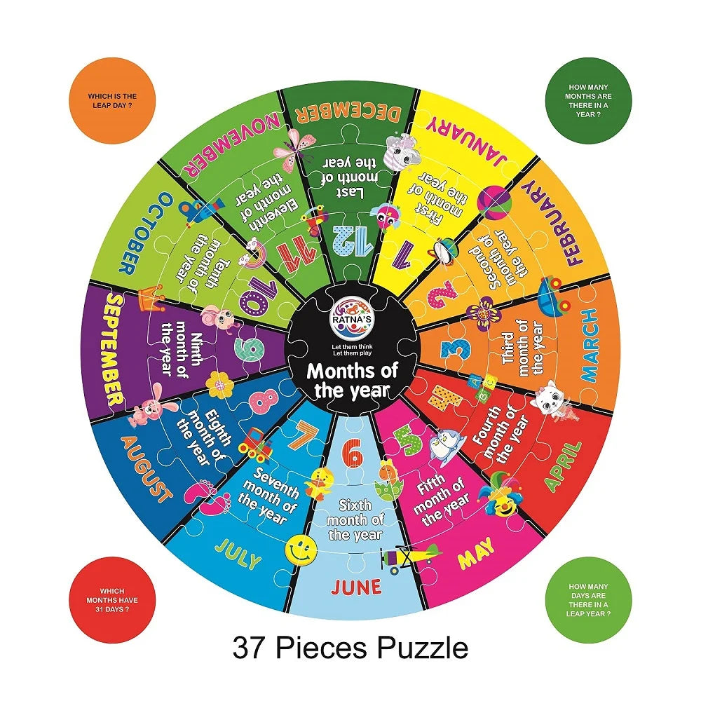 Pre School Teacher 3 in 1 Early learning puzzle for kids