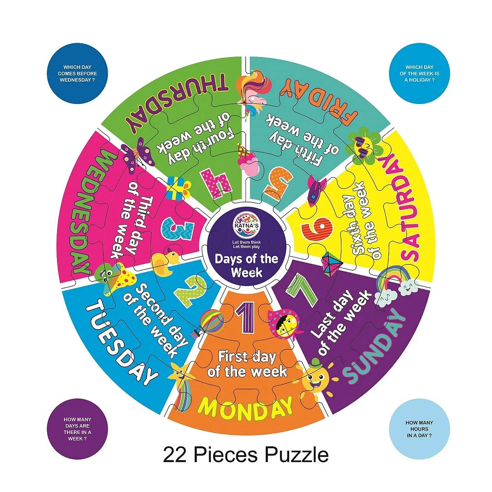 Pre School Teacher 3 in 1 Early learning puzzle for kids