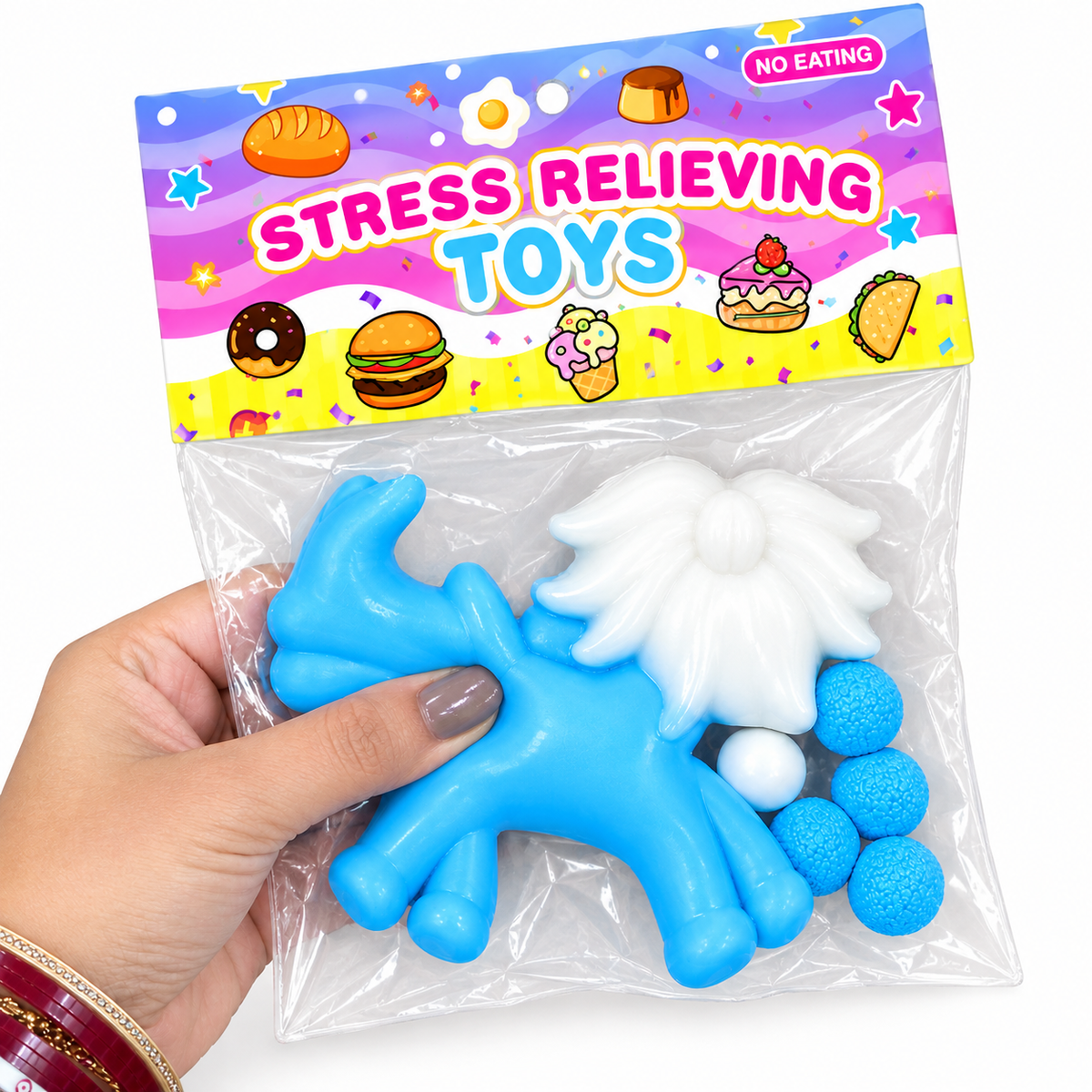 Stress-Relieving Squishy Toy – Unicorn
Squeeze, squish & relax! 🦄💙