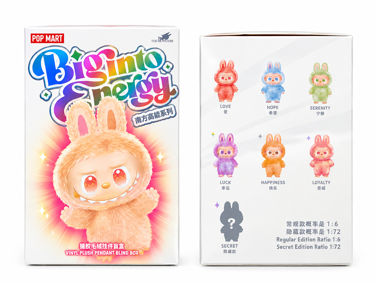 Big into Energy – Cute Plush Pendant Blind Box ( LABUBU )