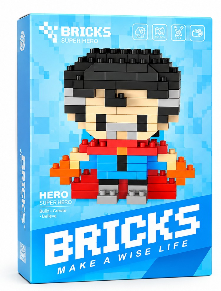 Hero Superhero Building Blocks Toy