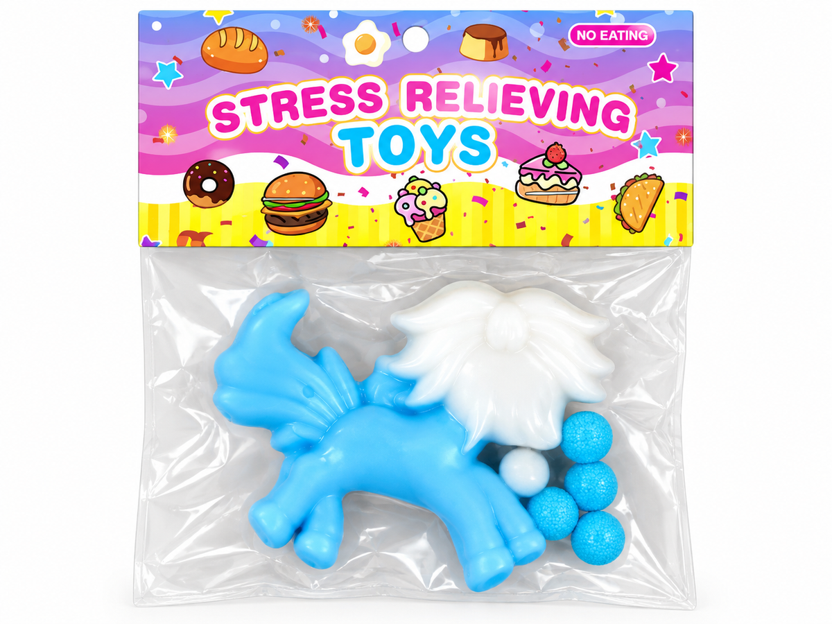 Stress-Relieving Squishy Toy – Unicorn
Squeeze, squish & relax! 🦄💙